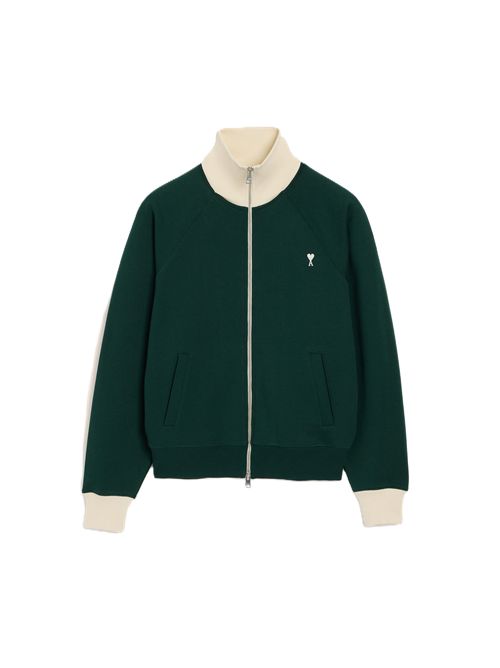  Ami Paris | USW796.JE0245A244 BOTTLEGREEN/IVORY